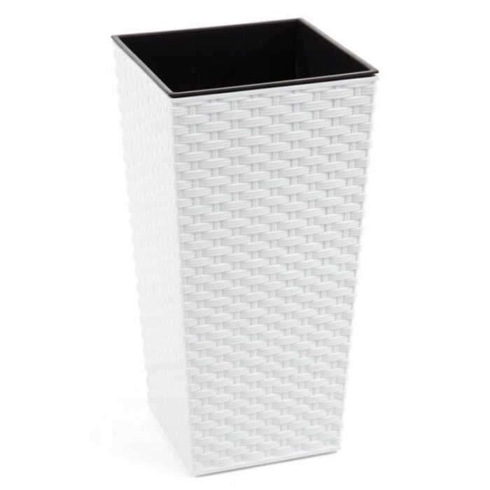 Lillepott Finezia Rotang S h.46,5cm, valge