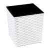 Lillekast Juka Rotang M 30x30cm, valge