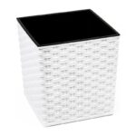 Lillekast Juka Rotang L 40x40cm, valge
