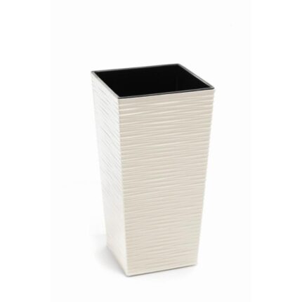 Lillepott Finezia Dluto L h.75,3cm, kreem