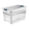 Kast Crystal-box 52l, kaanega, valge