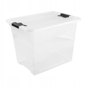 Kast Crystal-box 24l, kaanega, valge