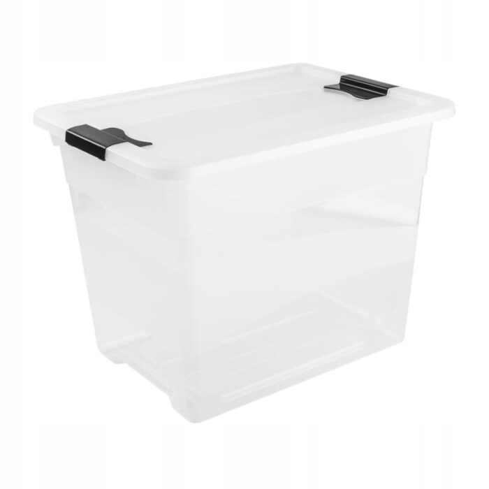 Kast Crystal-box 24l, kaanega, valge