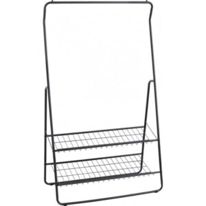 Riidestange Shiva 92x48x159cm, must