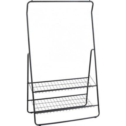 Riidestange Shiva 92x48x159cm, must