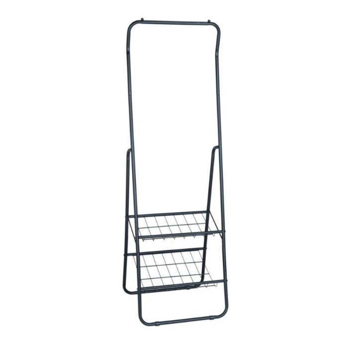 Riidestange Shiva 50x48x159cm, must