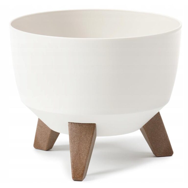 Lillepott Roma LEGS d.29/h.23cm, kreem