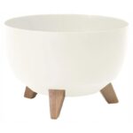 Lillepott Roma LEGS jalgadel d.40/h.25cm beež