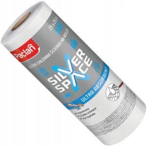 Puhastuslapp korduvkasutatav Silver Space 40tk rullis