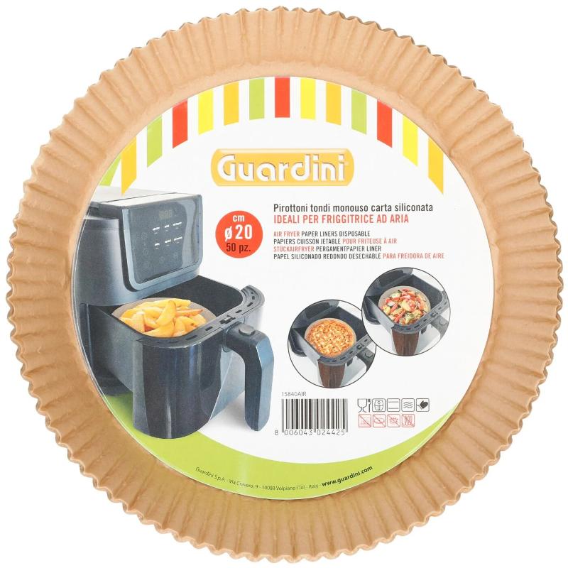 8006043024425 (2) Airfryer küpsetuspaber 50tk, d.20cm Guardini