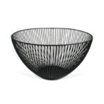 Metallkorv 25cm h.14,5cm, must