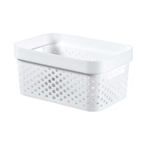 Korv Infinity 4,5L valge (26x18x12cm)