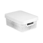 Kast kaanega Infinity 11l, valge