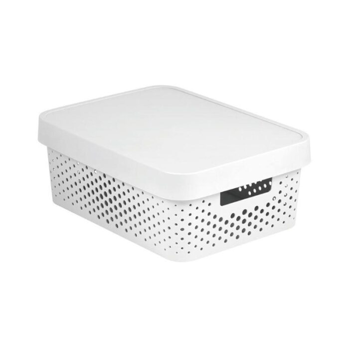 Kast kaanega Infinity 11l, valge