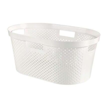 Pesukorv Infinity 40l, valge