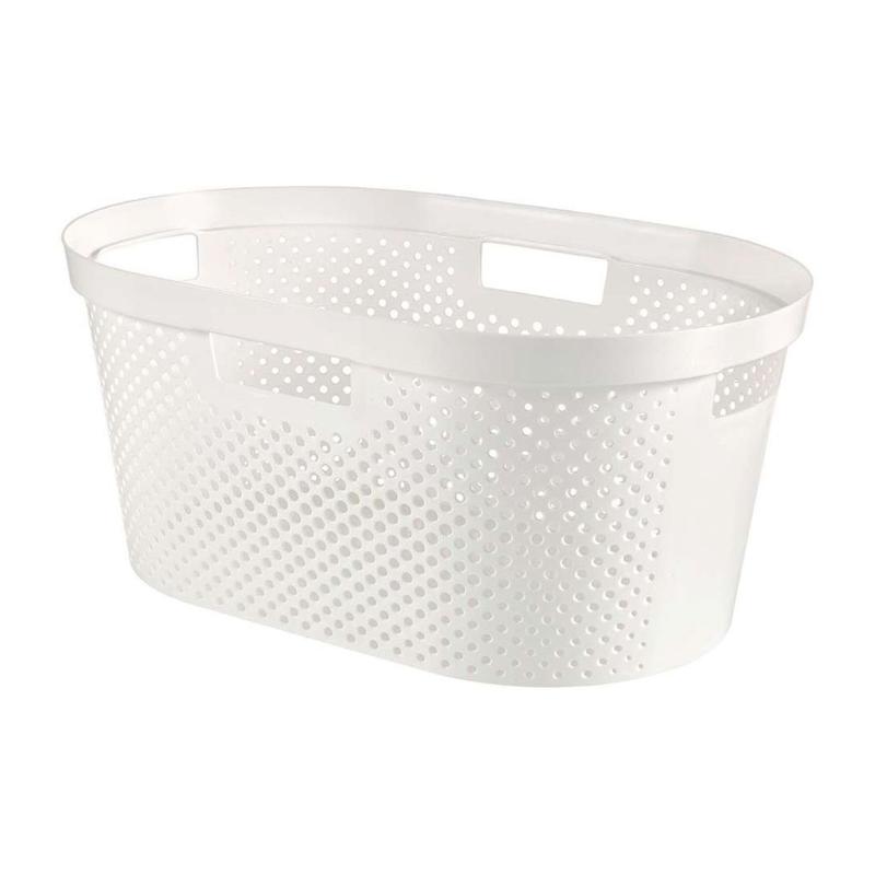 3253924755014 Pesukorv Infinity 40L valge Pesukorv Infinity 40l, valge