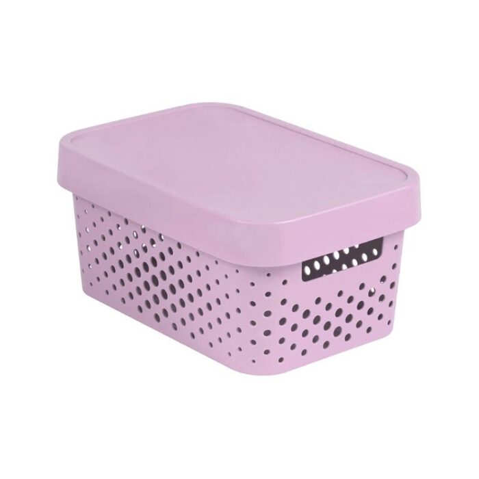 Kast kaanega Infinity 4,5l , roosa