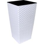 Lillepott Finezia Rotang M h.57cm, valge