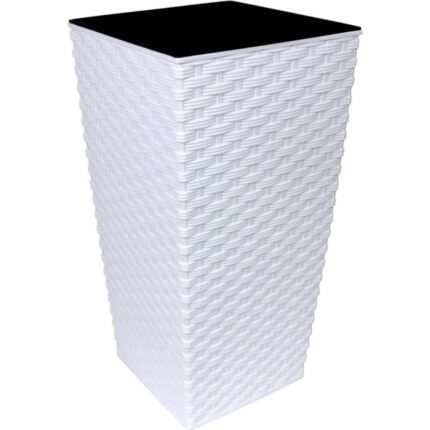 Lillepott Finezia Rotang M h.57cm, valge