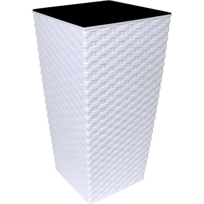 Lillepott Finezia Rotang M h.57cm, valge