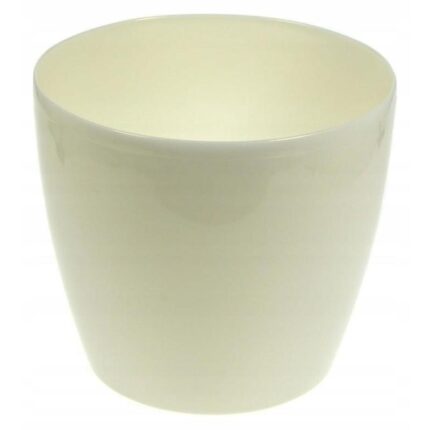 Lillepott Magnolia d.12/h.10,4cm, pärlvalge