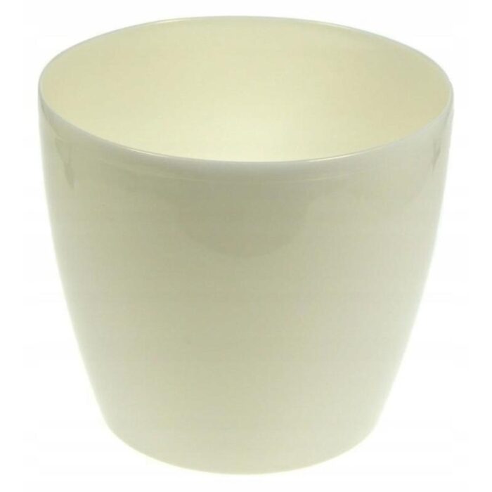 Lillepott Magnolia d.12/h.10,4cm, pärlvalge