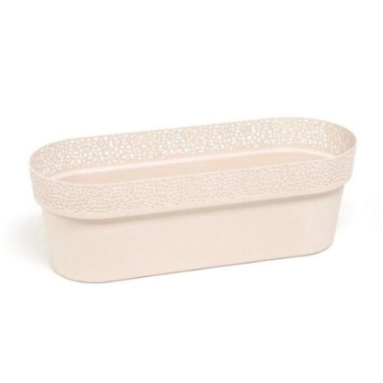 Lillepott Rosa ovaalne M, õrnroosa